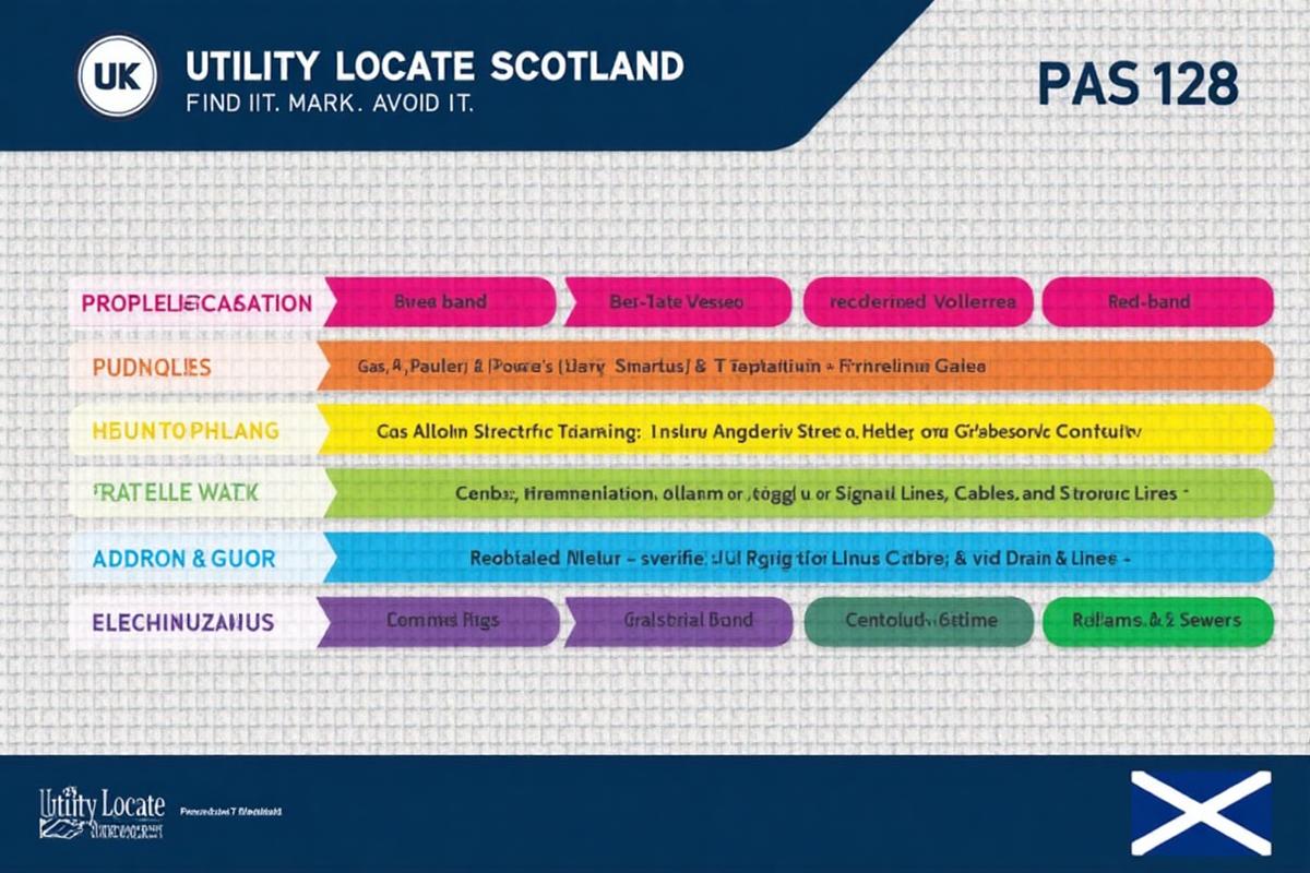 Utility Locate Color Code Site Mark-Ups Scotland | On-Site Utility Marking | PAS 128 Colour ...
